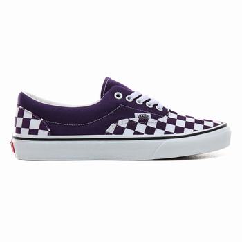 Férfi Vans Checkerboard Era Tornacipő VA1369857 Lila Sötétkék/Fehér